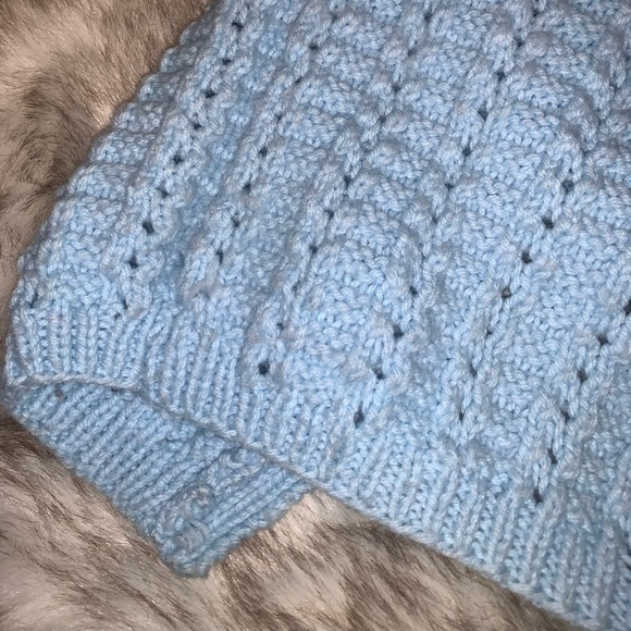 Handmade Kids Knit Sweater💙 - Picture 4 of 5